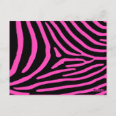 Tischnummer mit rosa Zebrastreifen (Rückseite)