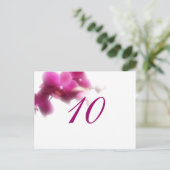 Tischnummer Postkarte (Stehend Vorderseite)