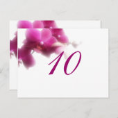 Tischnummer Postkarte (Vorne/Hinten)