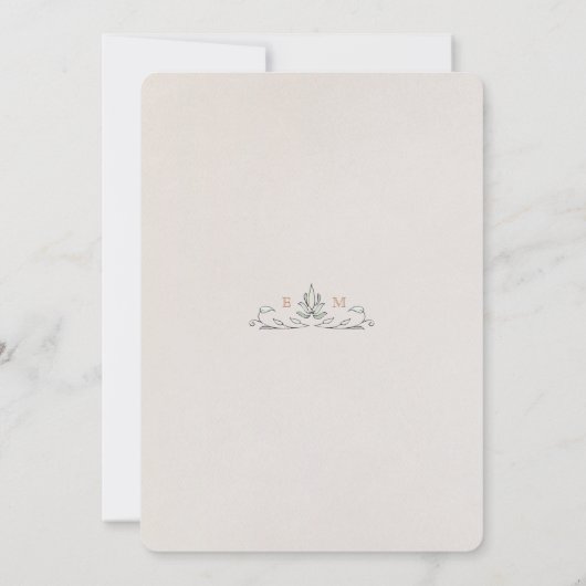 Tischnummer Sage Green William Morris Pimpernel (Rückseite)