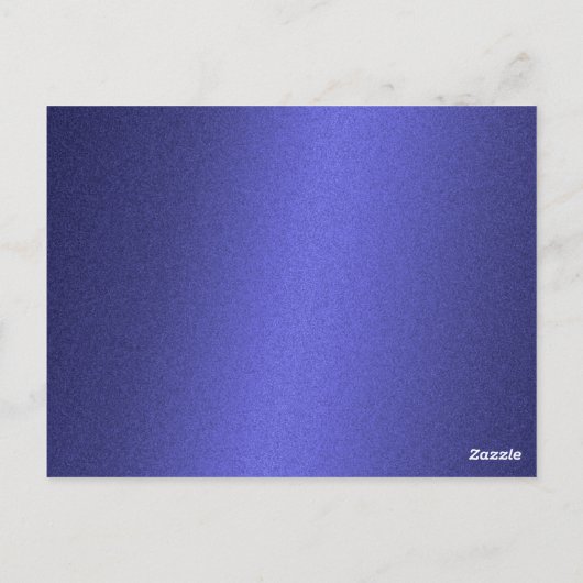 Tischnummer Schlichter Blauer Schimmer (Rückseite)