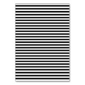 Tischnummer Schwarz/Weiß (Rückseite)