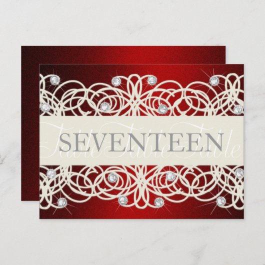 Tischnummer Shimmer und Kristalle (Vorne/Hinten)