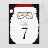 Tischnummer Simple Santa (Vorderseite)