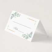 Tischnummer von Aquarellen und Platzkarten (Vorderseite)