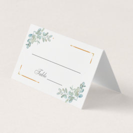 Tischnummer von Aquarellen und Platzkarten