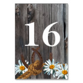 Tischnummer von Stallholz (Vorderseite)