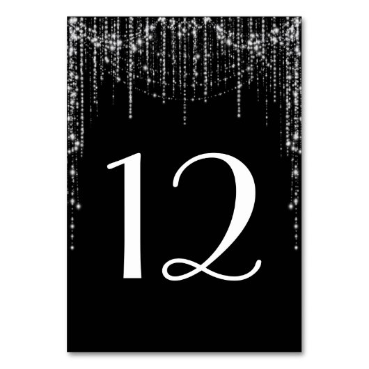 Tischnummer von String Lights (Vorderseite)