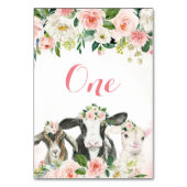 Tischnummer von Tieren (Vorderseite)