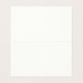 Tischnummer von Vintagen Wildblumen Platzkarten (Innenseite Aufgefaltet)