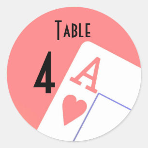 TISCHNUMMER Weinflasche Hochzeitsmarken Runder Aufkleber