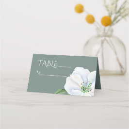 Tischnummer White Apple Blossom Hochzeit Platzkarte