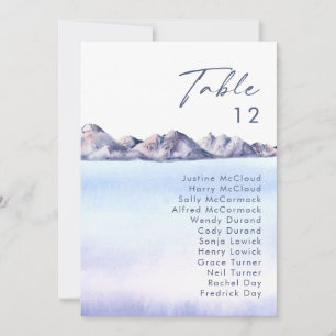 Tischnummer Winterbergkarte