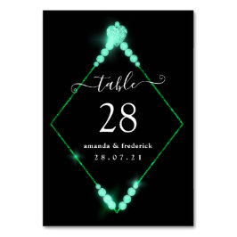 Tischnummer zum 60. Geburtstag der Diamanten