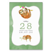 Tischnummer zum Thema Wasserfarben (Vorderseite)