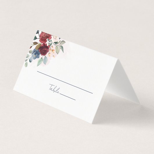 Tischnummer zur Hochzeitsempfehlung für Burgund Fl (Vorderseite)