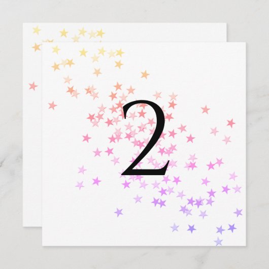 Tischnummern (Vorne/Hinten)