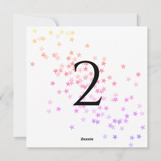 Tischnummern (Rückseite)