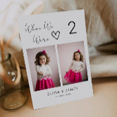 Tischnummern aus Foto, moderne Tischnummern,