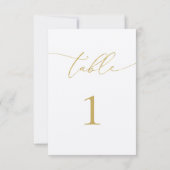 Tischnummern aus Gold und Elfenbein (Rückseite)