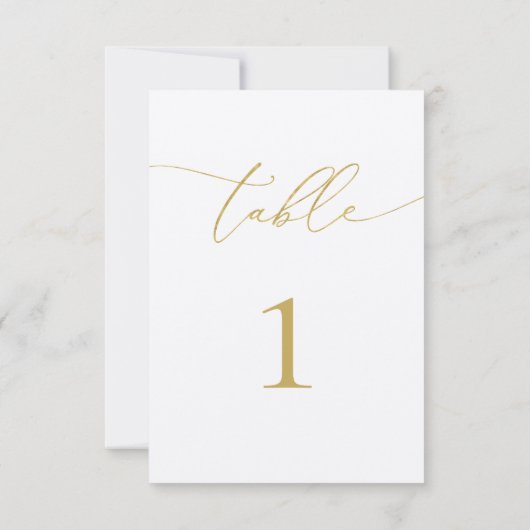 Tischnummern aus Gold und Elfenbein (Rückseite)