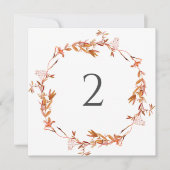 Tischnummern Blumengrenze (Vorderseite)