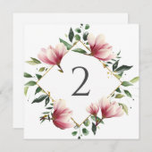 Tischnummern Blumengrenze (Vorne/Hinten)