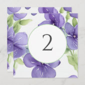 Tischnummern Blumengrenze (Vorne/Hinten)