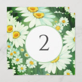 Tischnummern Blumengrenze (Vorne/Hinten)