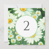 Tischnummern Blumengrenze (Vorderseite)