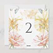 Tischnummern Blumengrenze (Rückseite)