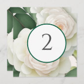 Tischnummern Blumengrenze (Vorne/Hinten)