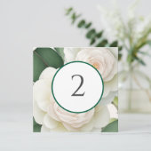 Tischnummern Blumengrenze (Stehend Vorderseite)