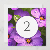 Tischnummern Blumengrenze (Rückseite)