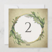 Tischnummern Blumengrenze (Rückseite)