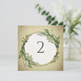 Tischnummern Blumengrenze