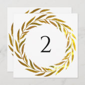 Tischnummern Blumengrenze (Vorne/Hinten)