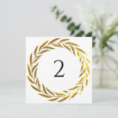 Tischnummern Blumengrenze (Stehend Vorderseite)