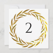 Tischnummern Blumengrenze (Vorderseite)