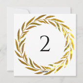 Tischnummern Blumengrenze (Rückseite)