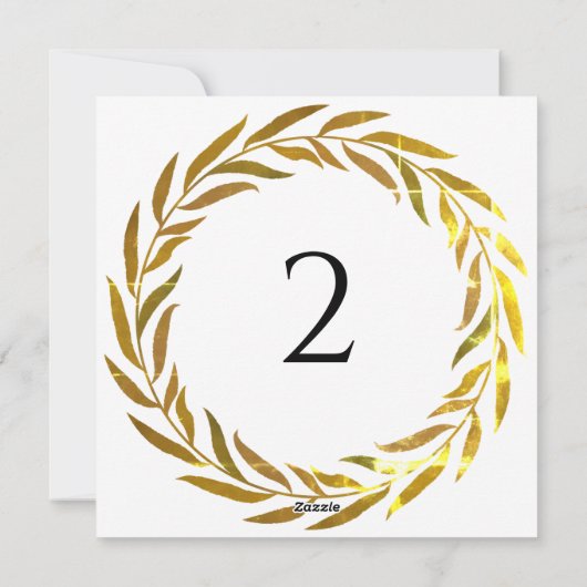 Tischnummern Blumengrenze (Rückseite)