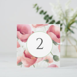 Tischnummern Blumengrenze