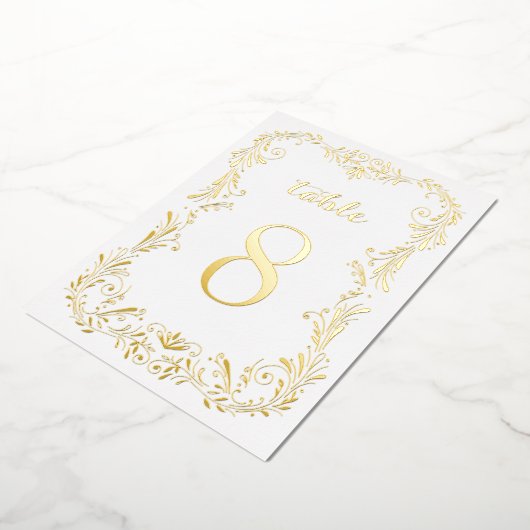 Tischnummern der Blumenzeichnung von Boho (Gedreht)