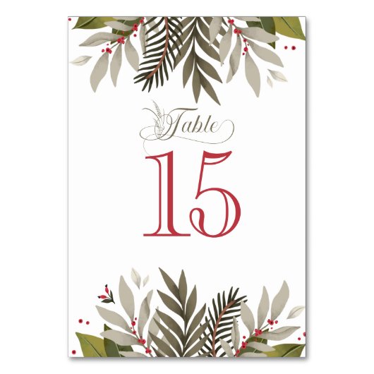 Tischnummern der Empfängnis von Mischtbotanischen (Vorderseite)