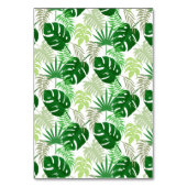 Tischnummern | Exotische tropische Blätter (Rückseite)