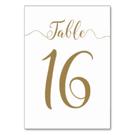 Tischnummern für Hochzeiten 16