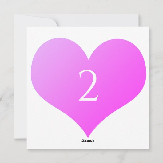 Tischnummern Herzgrenze (Rückseite)