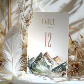 Tischnummern Hochzeit