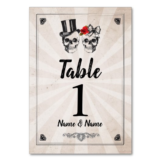 Tischnummern Hochzeitsschnecken Rustikale Karten P (Rückseite)