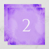 Tischnummern lila (Vorne/Hinten)
